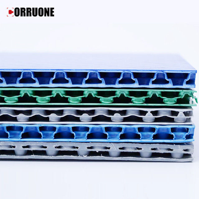 9mm 10mm weißes gewölbtes Plastikbrett weiße Correx-Blätter 4mm