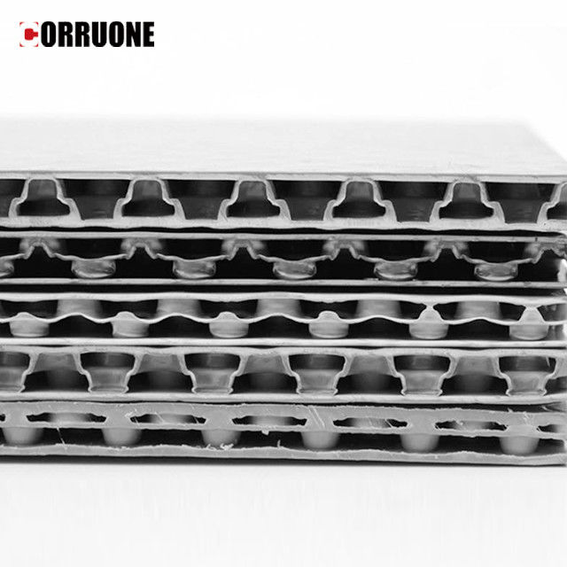 9mm 10mm weißes gewölbtes Plastikbrett weiße Correx-Blätter 4mm