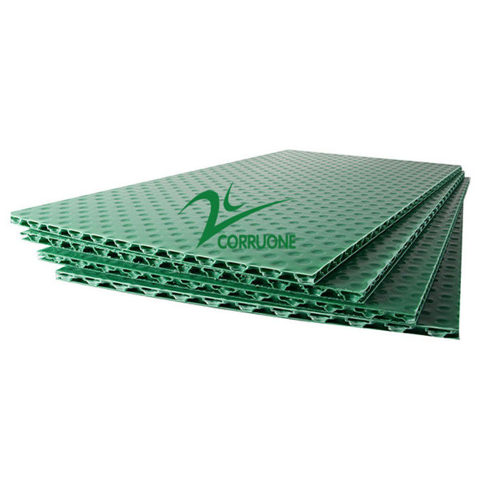 9mm 10mm weißes gewölbtes Plastikbrett weiße Correx-Blätter 4mm