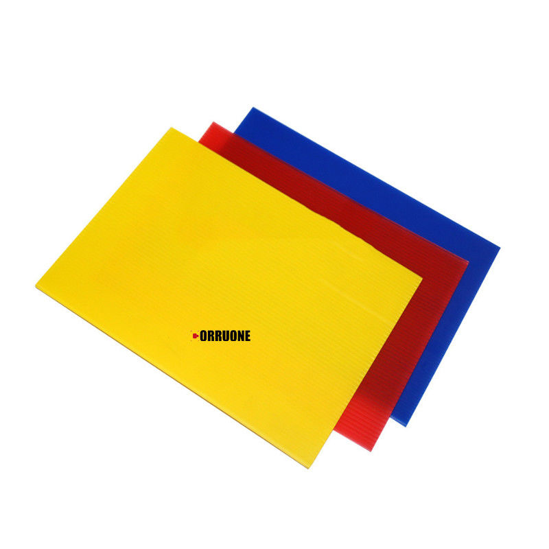 Brett-weißes Correx geriffeltes Brett pp. 4x8 4mm 5mm Correx fertigte besonders an