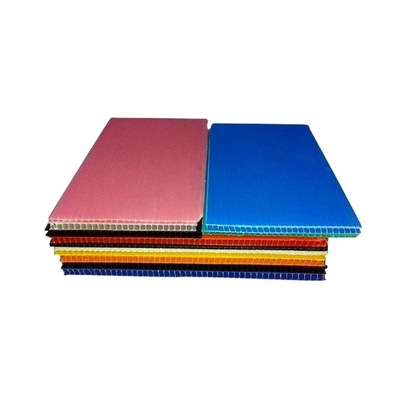 4x8 5mm Corflute bedeckt hohles Corflute-Schutz-Blatt-Grün-Schwarzes