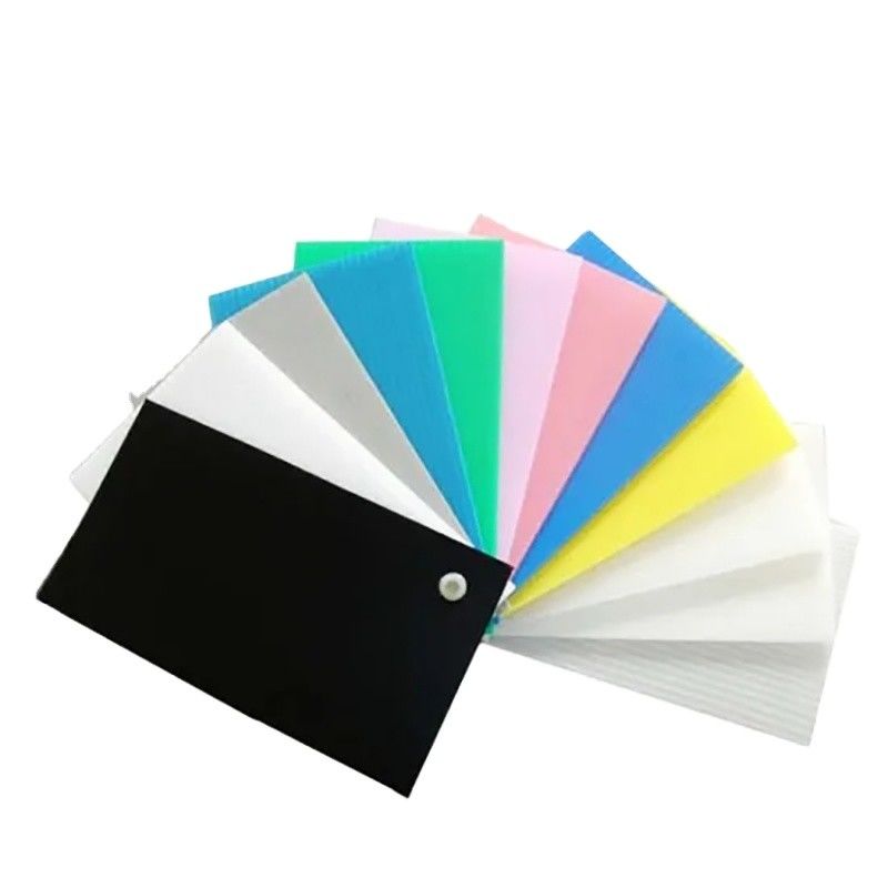 4x8 5mm Corflute bedeckt hohles Corflute-Schutz-Blatt-Grün-Schwarzes