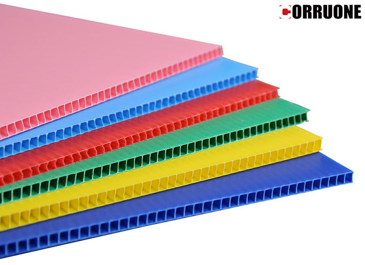 Blatt Correx pp. 3mm Corflute runzelte Plastikboden-Schutz-Blätter