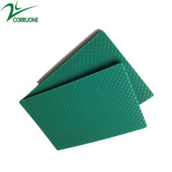 Farbiges gewölbtes Bienenwaben-Platten-Grün der Kunststoffplatte-4 X8 pp.