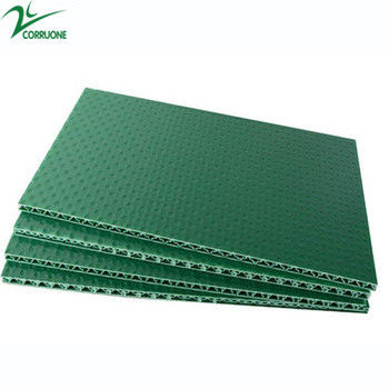 Farbiges gewölbtes Bienenwaben-Platten-Grün der Kunststoffplatte-4 X8 pp.