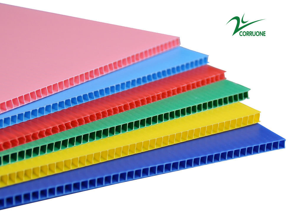 4ft X 8ft Twin Wall Wellstoffbleche UV-beständig für umweltfreundliche Verpackungen