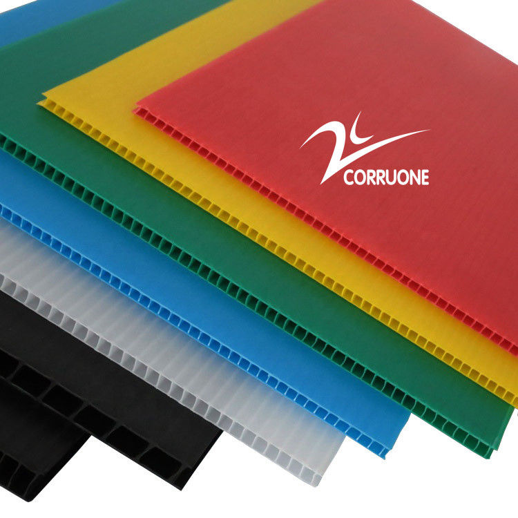 4mm Corflute runzelten Plastikabdeckungs-Boden-Schutz-Blatt für Bau