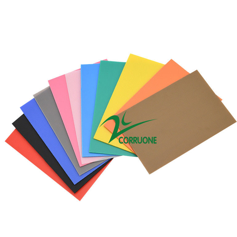 4mm Corflute runzelten Plastikabdeckungs-Boden-Schutz-Blatt für Bau